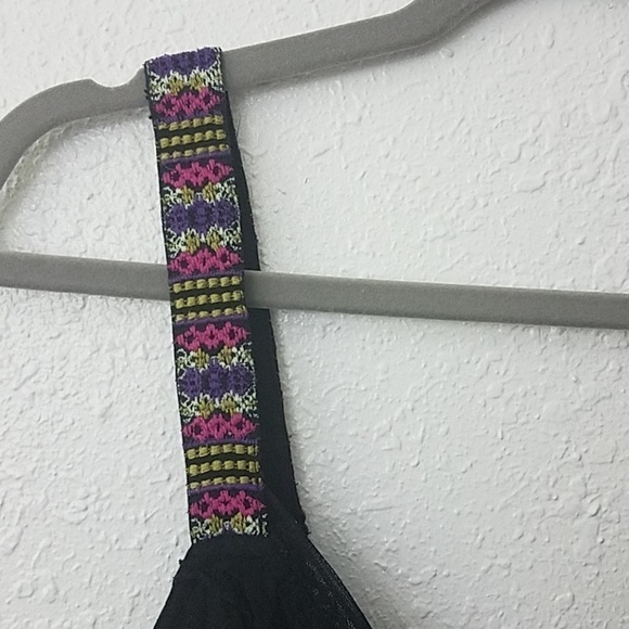 𝅺free people new romantics XS black dress boho - Picture 4 of 8